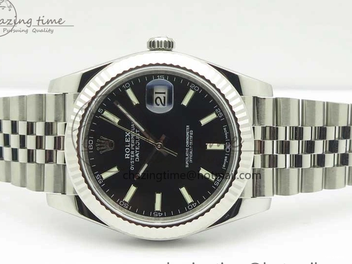 version Stick REF Black Best DateJust New Dial 126334 Edition 1:1 A3235 on Bracelet Markers Jubilee SS 0326